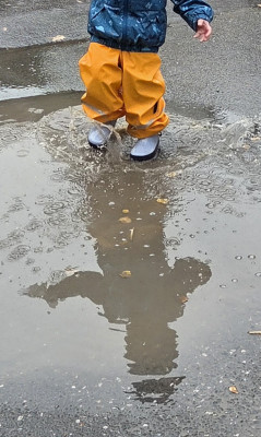 Auch bei Regen Spaß haben